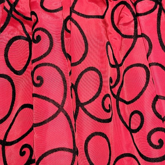 Vintage Gunne Sax Velvet Embossed Cocktail Formal Dress with Sle… - Picture 15 of 15